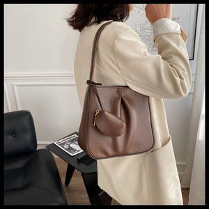 NEW Coffee Brown Shoulder Bag